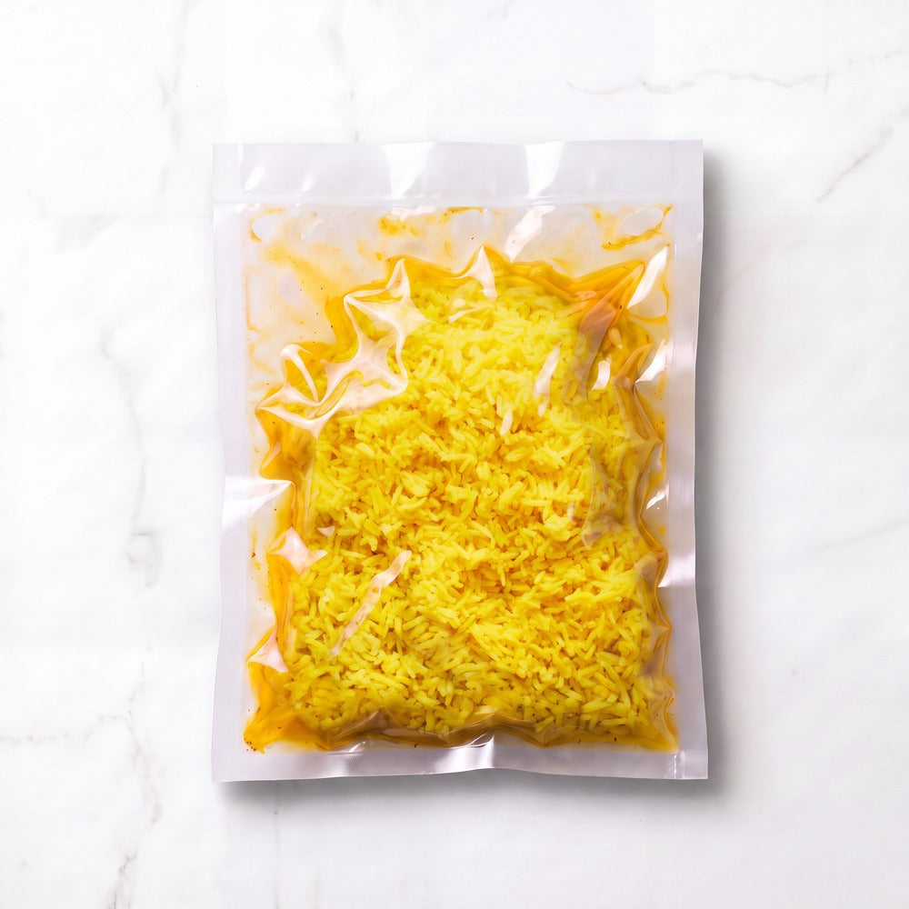 Cooked Saffron Rice